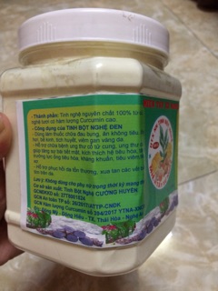 Tinh bột nghệ vàng 500g