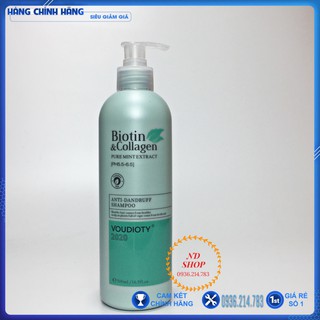[CHÍNH HÃNG 100%] LẺ DẦU GỘI BIOTIN COLLAGEN VOUDIOTY XANH DƯƠNG 500ML, BIOTIN COLLAGEN,GIẢM GÀU HIỆU QUẢ, MỀM MƯỢT