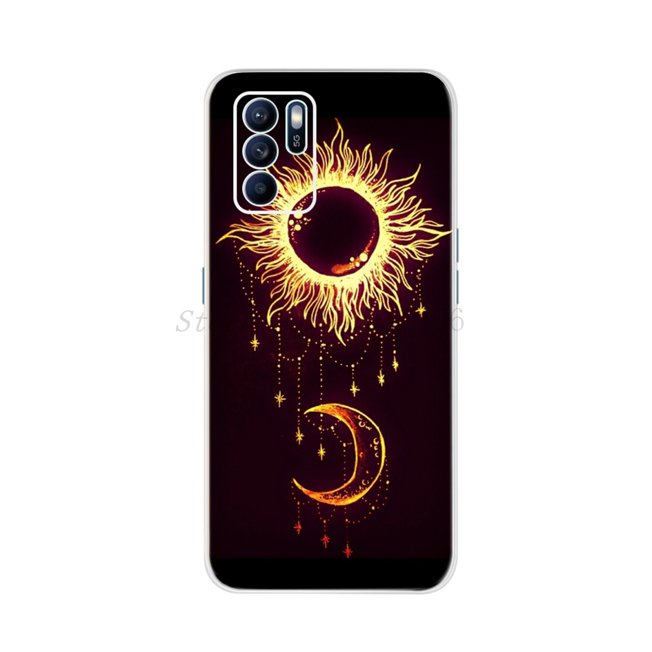 Ốp Điện Thoại Silicon Mềm Chống Sốc Họa Tiết Hoa Cho OPPO Reno6 Z OPPO Reno 6Z 5G CPH2237 Reno6Z