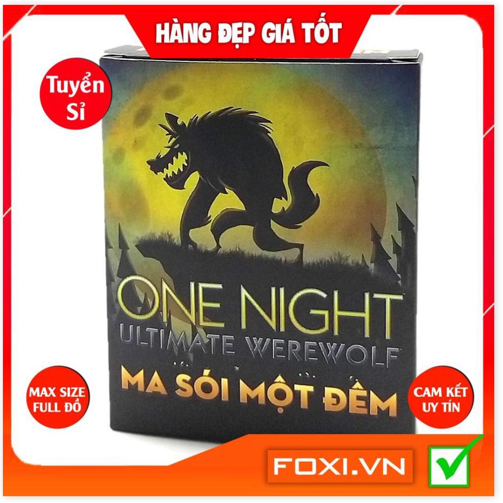 Combo Kinh Điển 3 Bộ Ma Sói Huyền Thoại Ultimate Deluxe+Một Đêm One Night+Day Break Hừng Đông