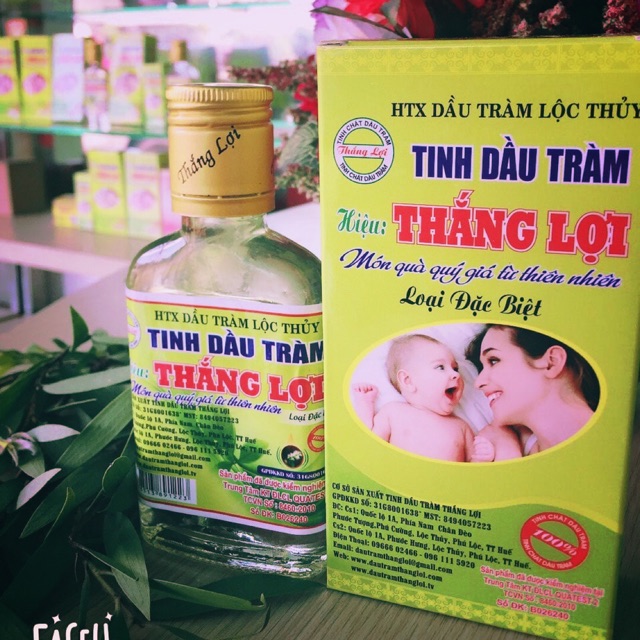 Bán sỉ COMBO 5 Chai Tinh Dầu Tràm Kháng Khuẩn THẮNG LỢI 80ml