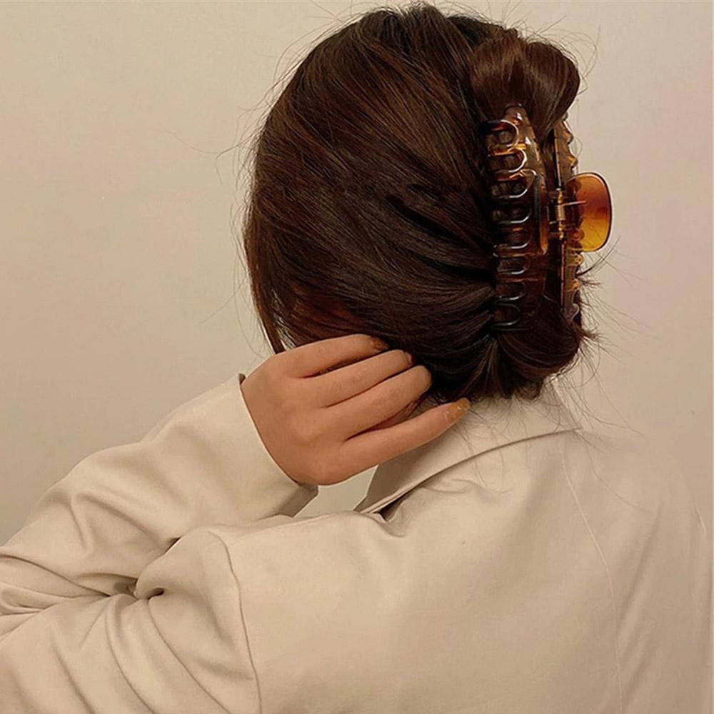 Kẹp Càng Cua Trong Suốt Cỡ Lớn Tiện Dụng Cho Nữ