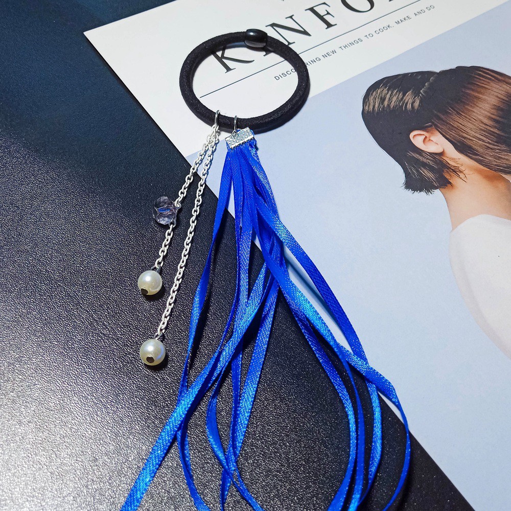 Cột tóc tua rua đính hạt trẻ trung MS: CT3 - Hưng Long PC