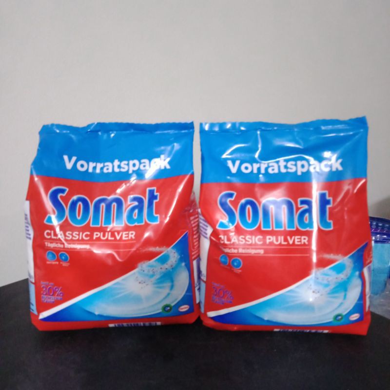 combo 2 túi bột rưta bát somat dùng cho máy rửa chén bát