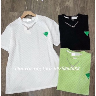 Áo phông xốp Pprra tag ngực cổ xích