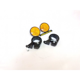 Cặp mắt mèo dạ quang bas tròn cho xe máy