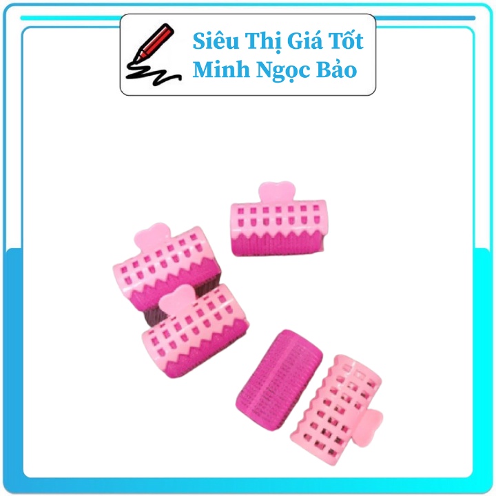 Set 2 Lô Cuốn Tóc Tự Dính Có Kẹp Cố Định