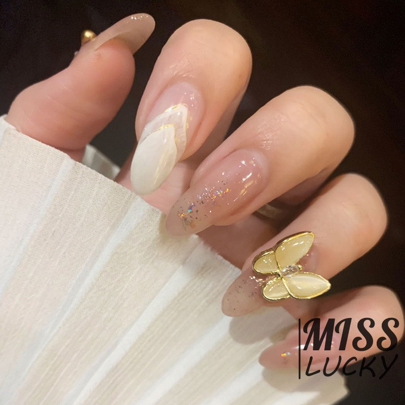 [Hàng mới về] Set 24 móng tay giả kiểu dáng thời trang tiện dụng