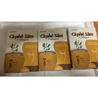 Cà phê sâm Collagen giảm cân hiệu quả - Dáng gọn eo thon ( Hộp 12 gói )