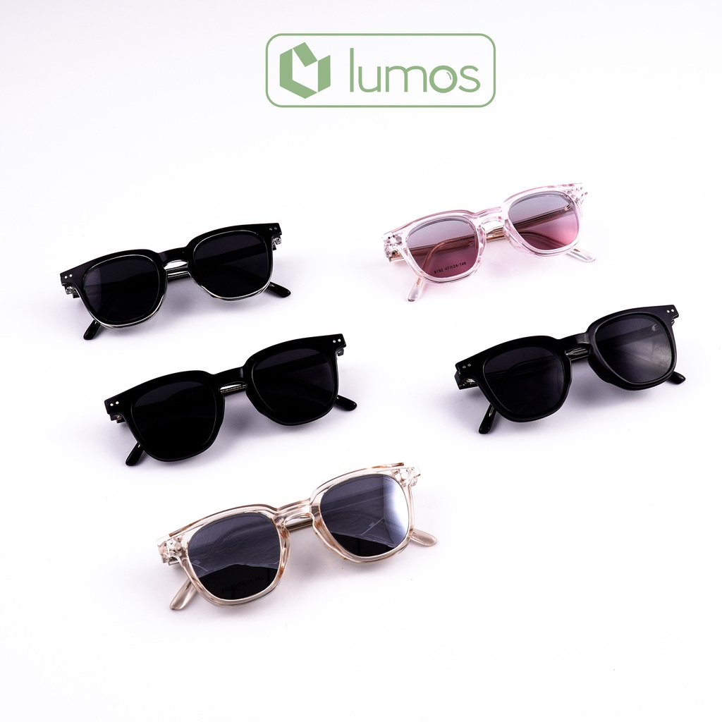 Gọng kính cận râm 2in1 thời trang nam nữ thiết kế cá tính chống tia UV đa năng Lumos 8192