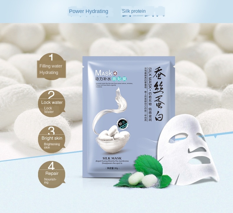 Mặt Nạ Lụa Protein Dưỡng Ẩm Nhẹ Chăm Sóc Và Làm Sáng Da