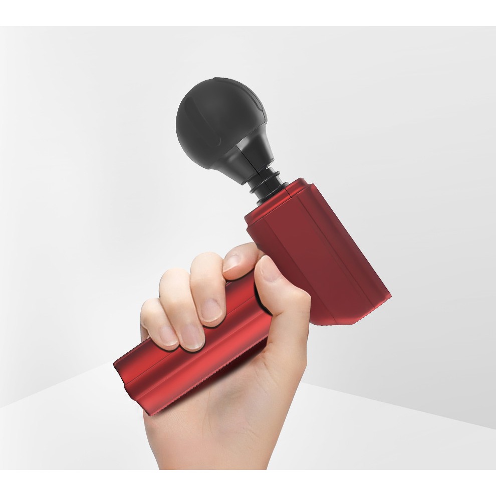 Súng Massage Cầm Tay Vật Lý Trị Liệu Giúp Giảm Đau Nhức, Căng Cơ, Động Cơ 1200-3000 Vòng/Phút-Tặng Kèm Cáp Dữ Liệu USB