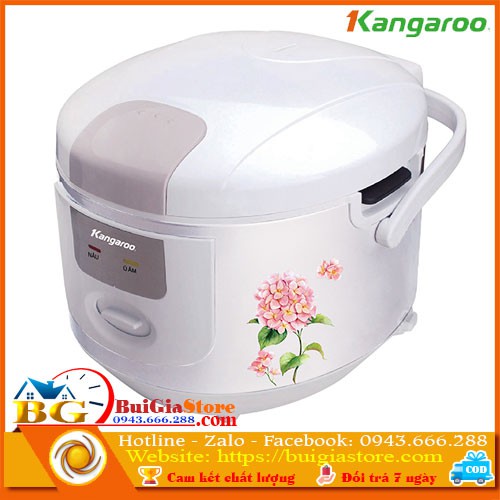 Nồi cơm điện Kangaroo KG 11H (Bảo hành chính hãng 12 tháng)