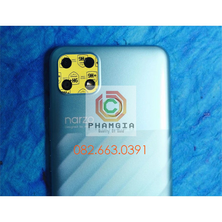 Cường lực camera Realme Narzo 30A nano siêu bền
