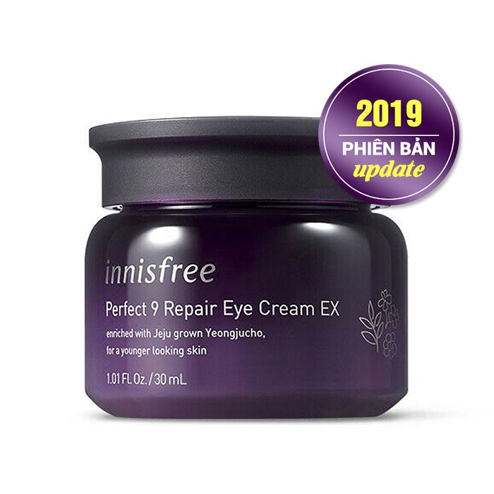 Kem dưỡng chống nhăn da vùng mắt Innisfree Perfect 9 Repair Eye Cream 30ml