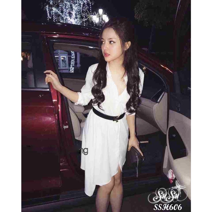 Shop SuSu - Đầm sơ mi vải Kate - SSH606