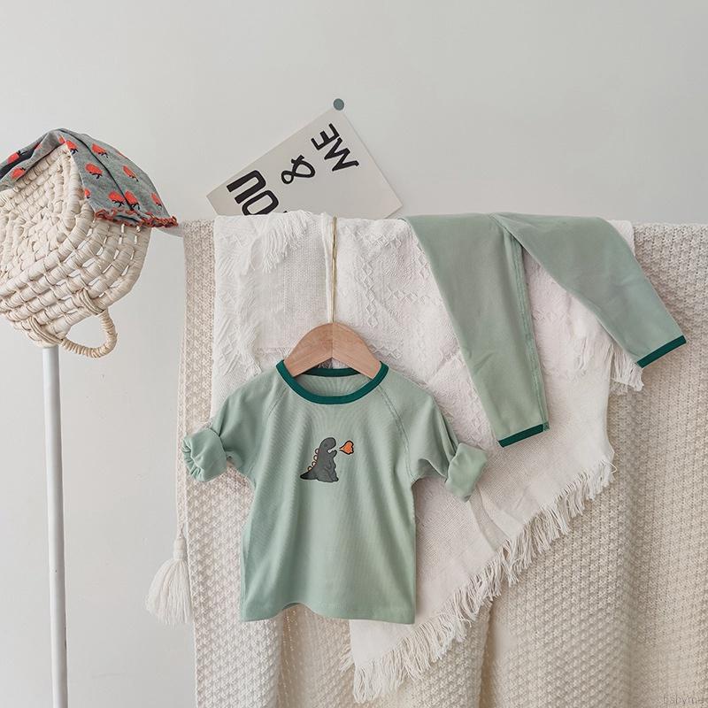 Bộ Đồ Ngủ Lưng Cao In Họa Tiết Hoạt Hình Dễ Thương Cho Bé