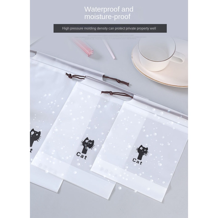 Túi dây rút chống bụi in họa tiết hoạt hình tùy chọn dễ thương