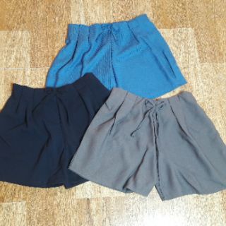 Combo 3 quần đùi nữ dáng xòe