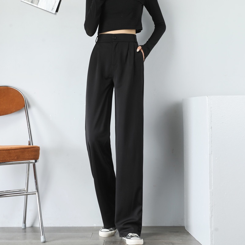 Quần Dài Lưng Cao Thời Trang Cá Tính Trẻ Trung