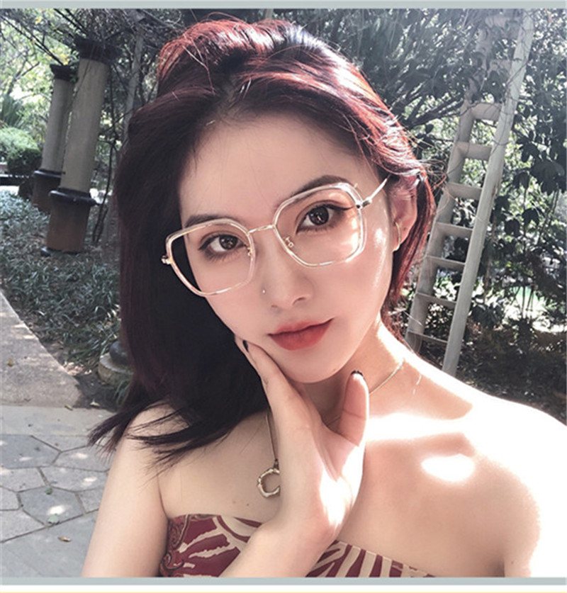 Mắt kính oversize chống bức xạ phong cách Hàn Quốc dành cho nữ