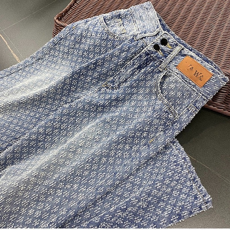 Quần Jean Nữ Ống Rộng Lưng Cao Dễ Phối Đồ Thời Trang Mùa Thu 2022 Mới