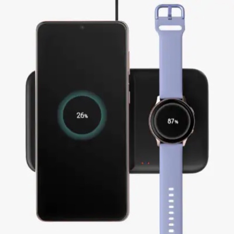 Chính hãng nguyên hộp-Đế sạc đôi không dây Wireless Charger Duo  bảo hành 6 tháng