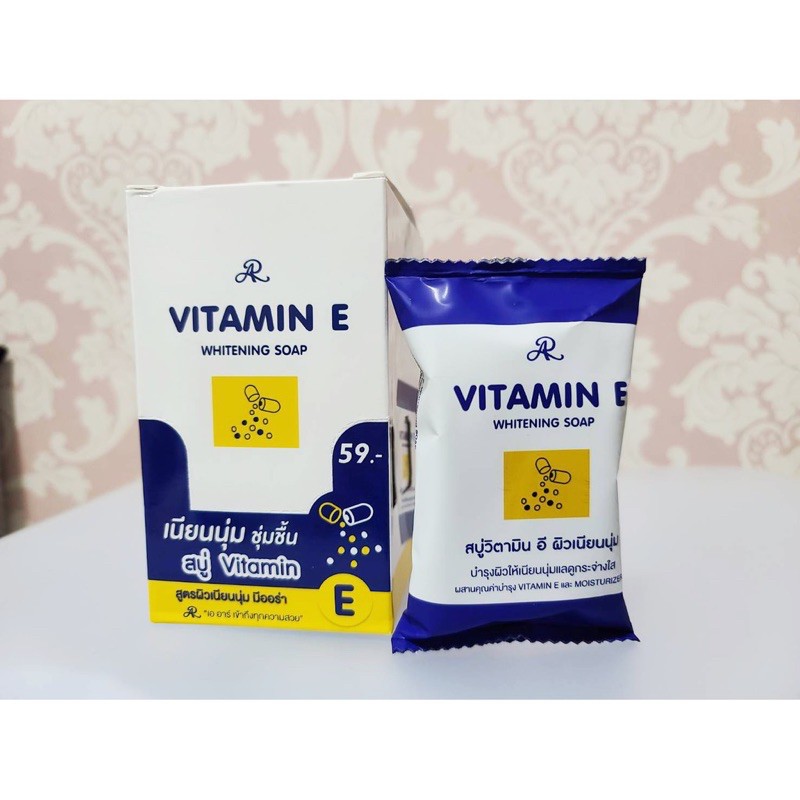 [ HCM SỈ ] Xà phòng AR VITAMIN E WHITENING SOAP THAILAND