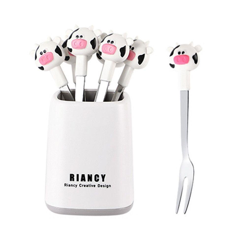 Nĩa Ăn Trái Cây Bằng Nhựa Ppsic Tái Sử Dụng Được Cho Trẻ Em