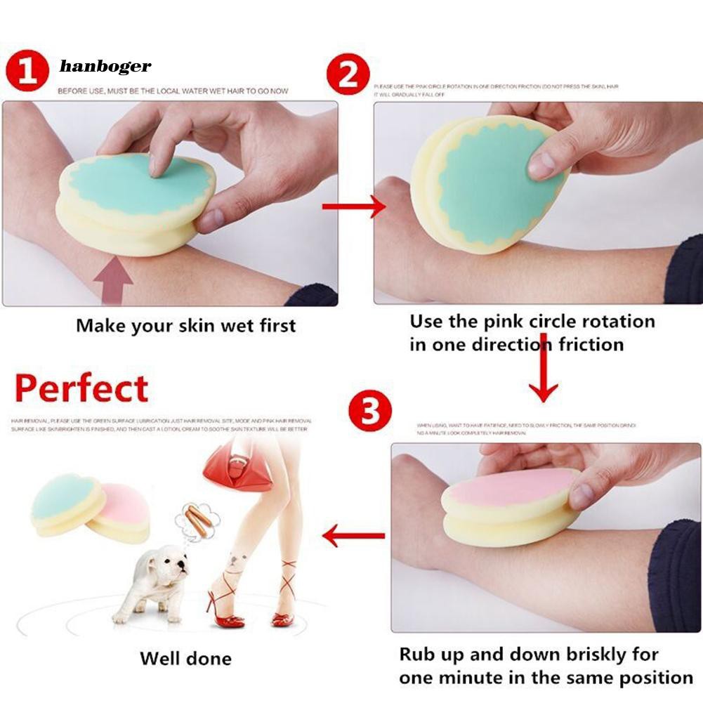 Miếng Mút Tẩy Lông Không Đau Tiện Lợi