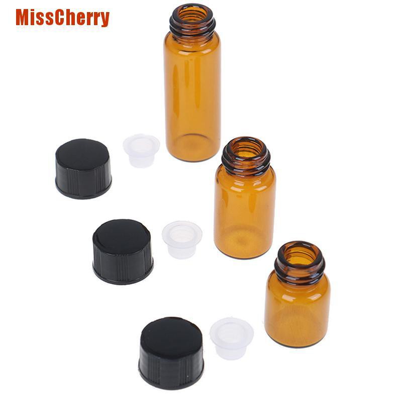Bộ 10 Lọ Thủy Tinh Rỗng Mini 2ml 3ml 5ml Đựng Tinh Dầu Tiện Dụng