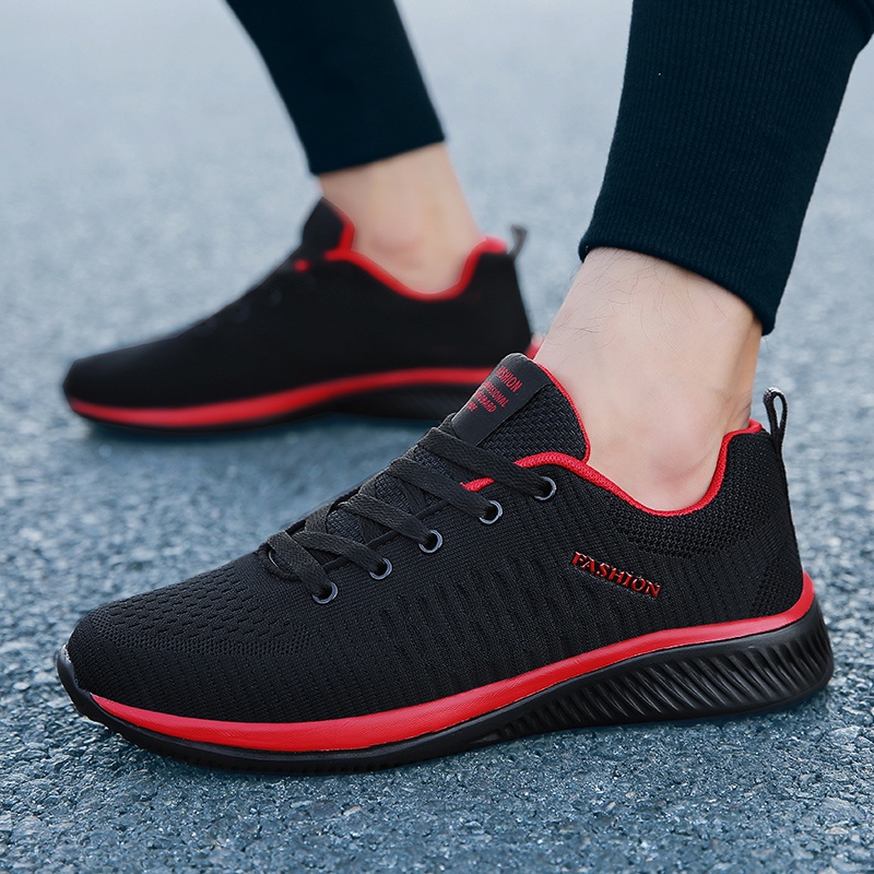 Giày Thể Thao Chạy Bộ Màu Đen Thời Trang Cho Nam Size 35-48