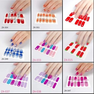 Set 12/14 Miếng Dán Móng Trang Trí  Móng Tay Siêu Cute Dễ Thương Cho Bạn Gái