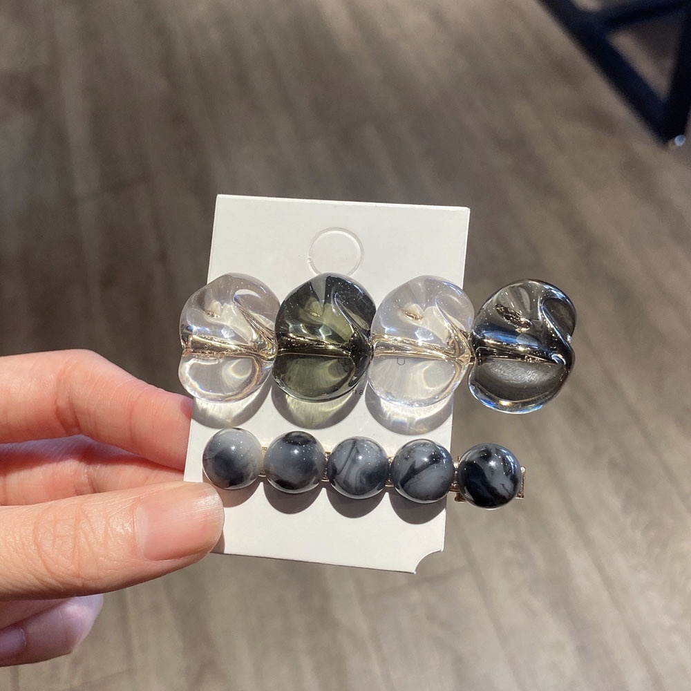 2022 Kẹp Tóc Tinh Tế Đính Đá Phong Cách Retro