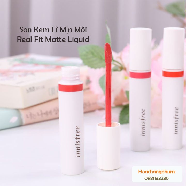 🌻 🌻   Son Kem Lì Mịn Môi Real Fit Matte Liquid - Sản phẩm của INNISFREE  🌻 | BigBuy360 - bigbuy360.vn