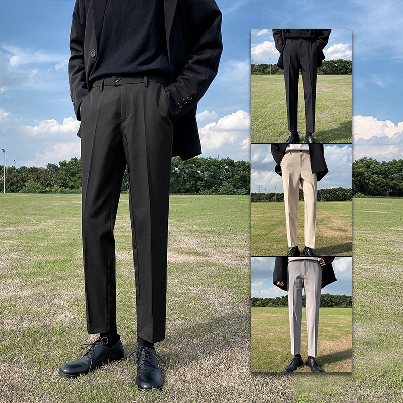 Quần tây thời trang công sở kiểu dáng đơn giản dành cho nam