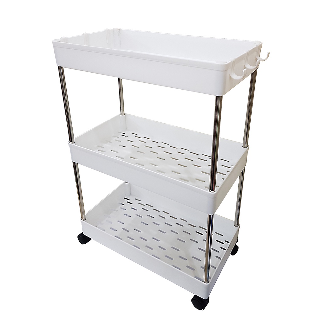 Kệ đa năng 3 tầng có bánh xe Homestar ( Size M - L )