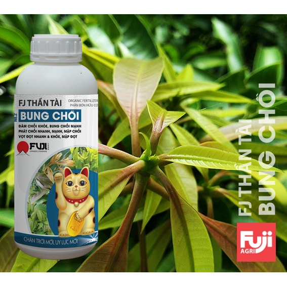 Phân bón hữu cơ bung đọt sầu riêng FJ Thần Tài Japan 1 lít
