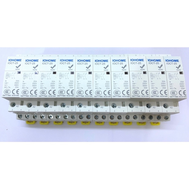 Khởi động từ 1 pha cao cấp đạt tiêu chuẩn CE và ROHS 25A 40A 63A dùng cho hệ thống nhà thông minh