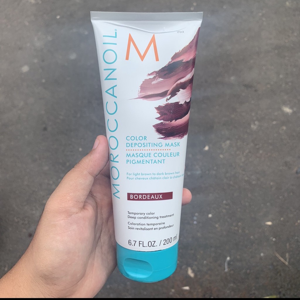 Best Seller🎋 Mặt Nạ Dưỡng Bổ Sung Hạt Màu Moroccanoil Color Depositing Mask 200ml