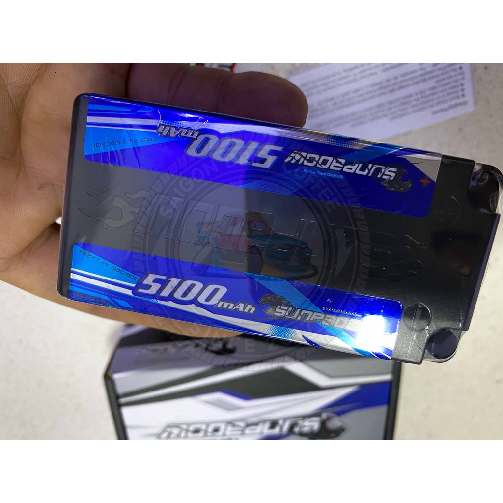 Pin ShortCase SUNPADOW 2s 7.4V 5100mAh 100C