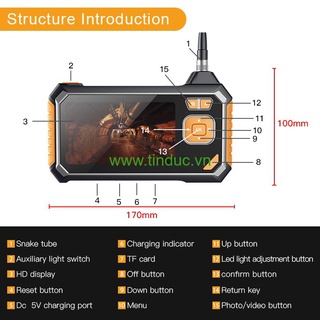 Thiết bị camera soi khe hẹp Terino HD113 (Dây 3 mét, màn hình 4.3inch HD)