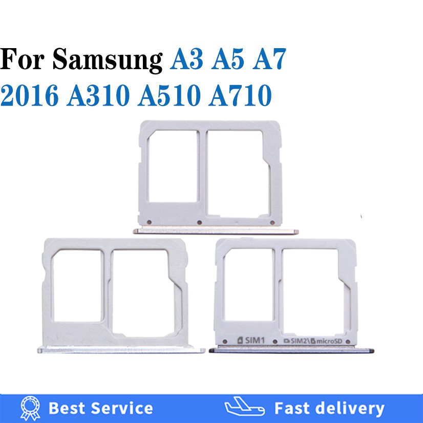 Khay Đựng Thẻ Sim Cho Samsung Galaxy A3 A5 A7 2015 2016 A300 A500 A700 A310 A510 A710