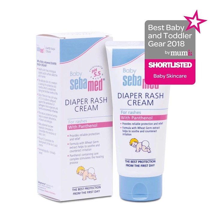 KEM NGĂN NGỪA VÀ ĐIỀU TRỊ HĂM TẢ CHO BÉ SEBAMED PH 5.5 BABY DIAPER RASH CREAM 50ML CHÍNH HÃNG - 6133