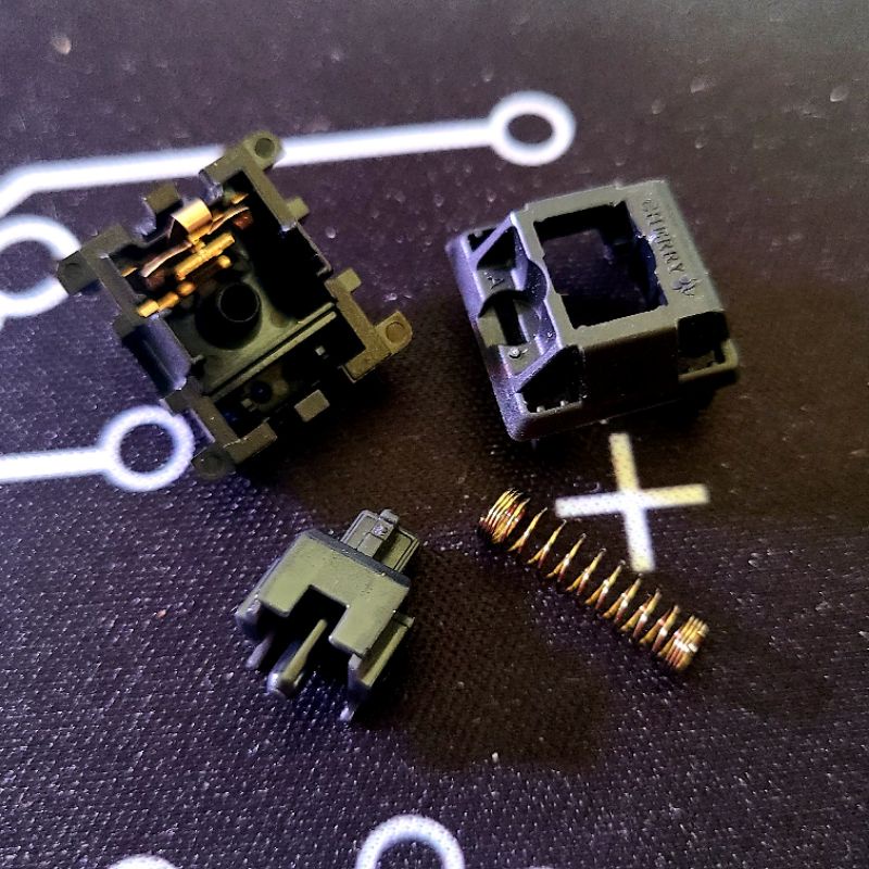 Switch Cherry Old/Retooled Black cũ thay thế cho Bàn phím cơ