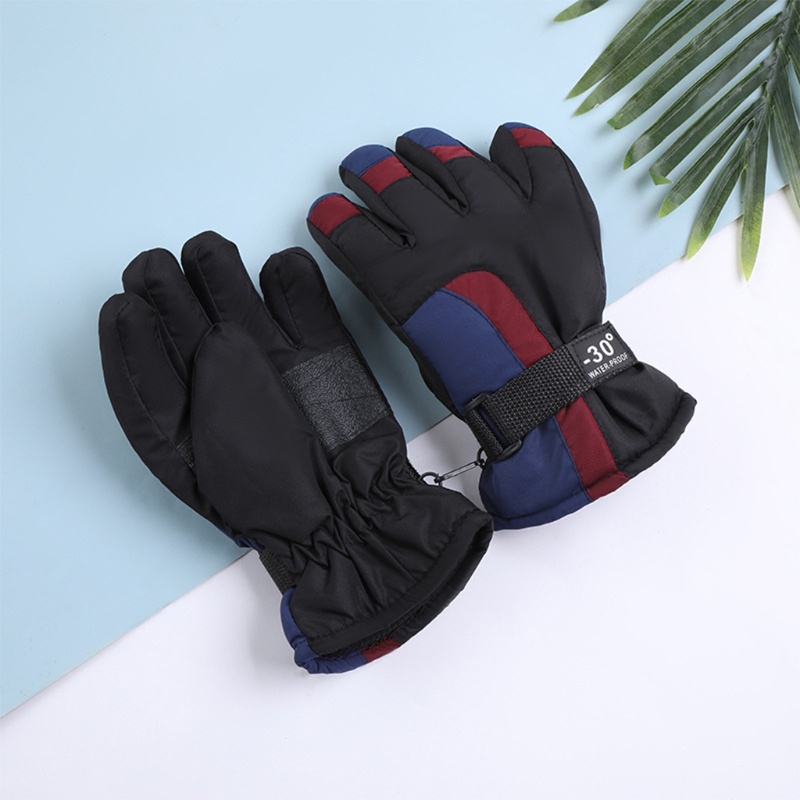 Găng Tay Trượt Tuyết Chống Gió Nhiều Màu Sắc Dày Dặn Cho Nữ