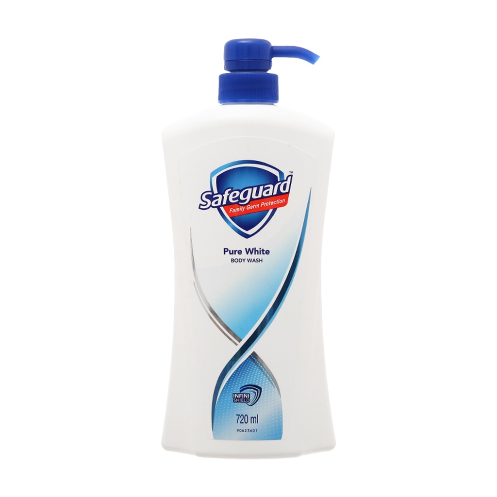 Sữa tắm Safeguard trắng tinh khiết Pure White Body Wash (Chai 720ml)