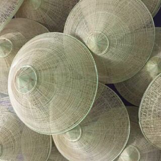 Nón lá lưới chụp ảnh decor