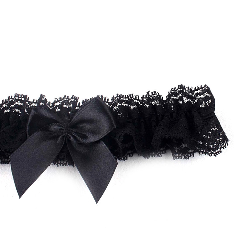 Vòng Đeo Chân Ren Trắng / Đen Điều Chỉnh Được Quyến Rũ Cho Nữ