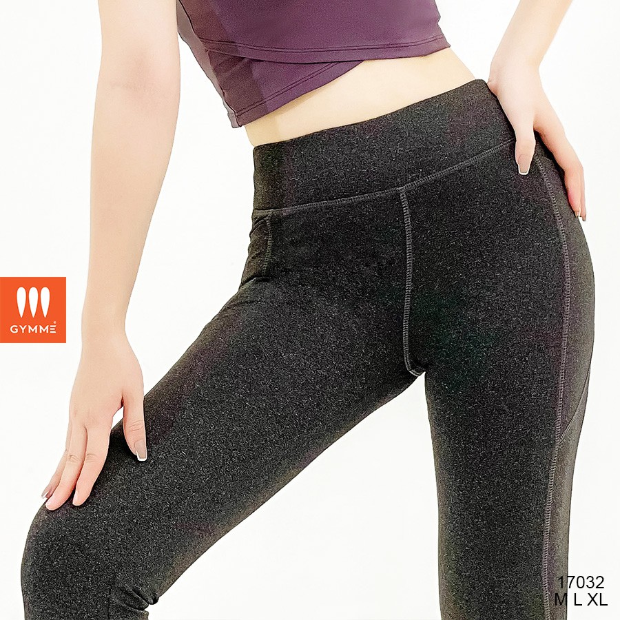 GYMME Quần tập legging nữ tập gym yoga chất thun dáng thể thao - 17032